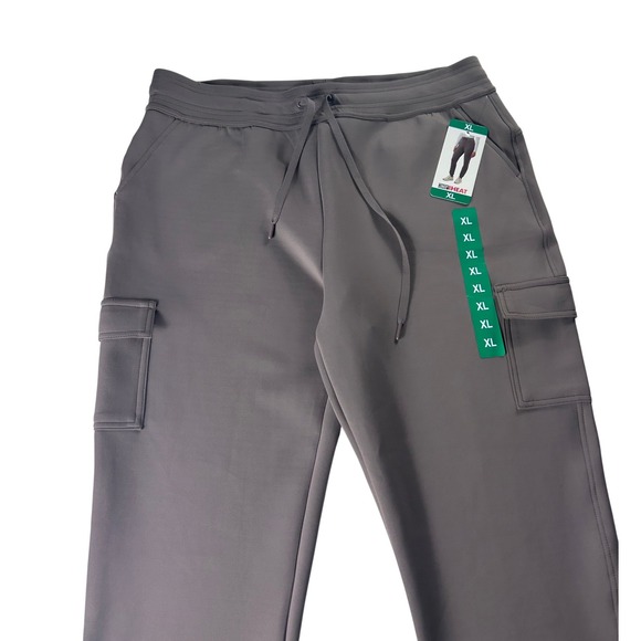 32 Degrees Heat Tan Cargo Jogger Pants Size XL Elastic Waist Drawstring NEW - Picture 6 of 10